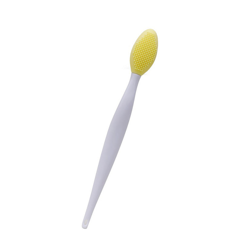 Light Beige Silicone Brush Exfoliating Nose Clean Brushes Tools with Replacement Head