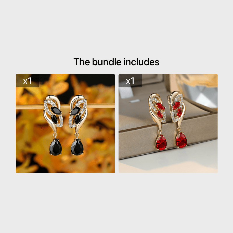 Flower Dangle Earrings for Women