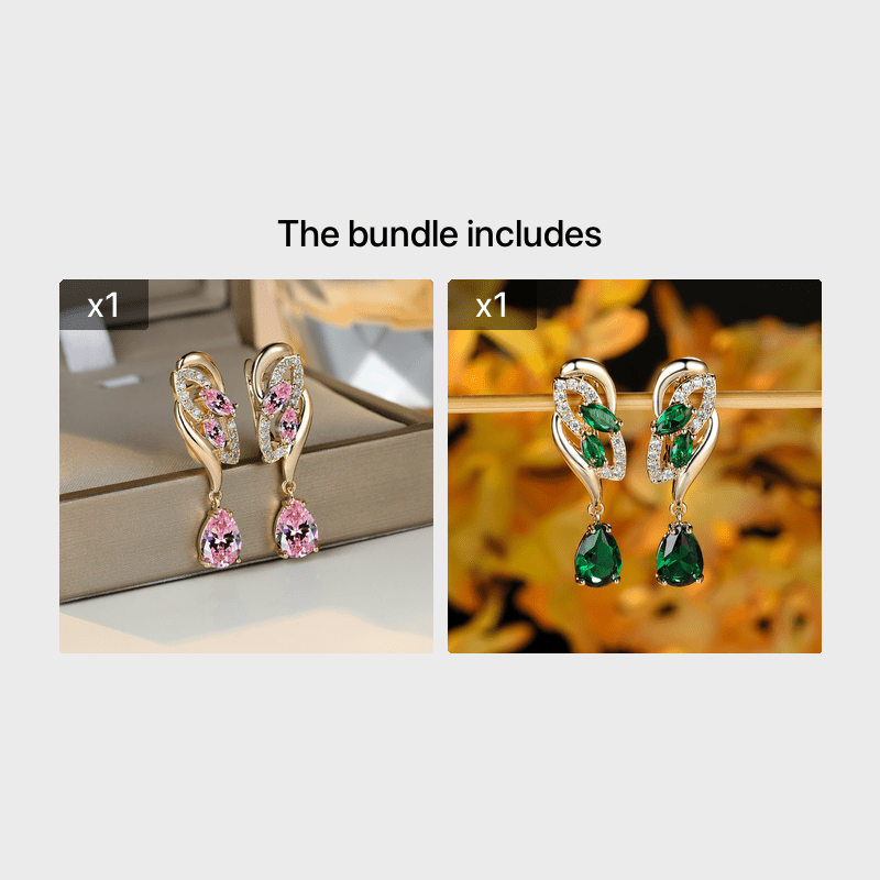 Flower Dangle Earrings for Women