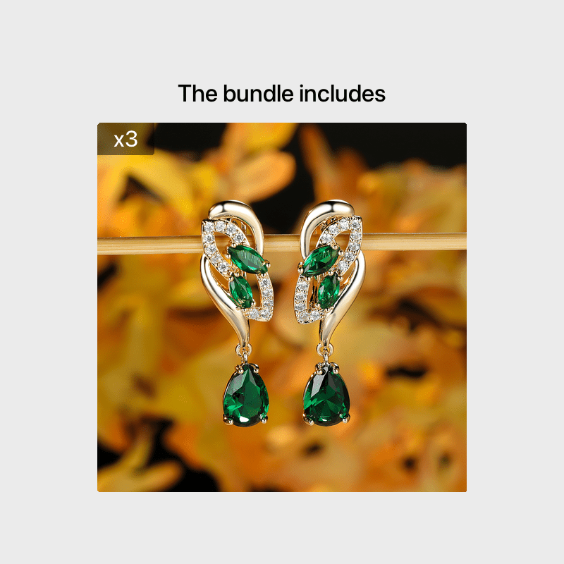 Flower Dangle Earrings for Women