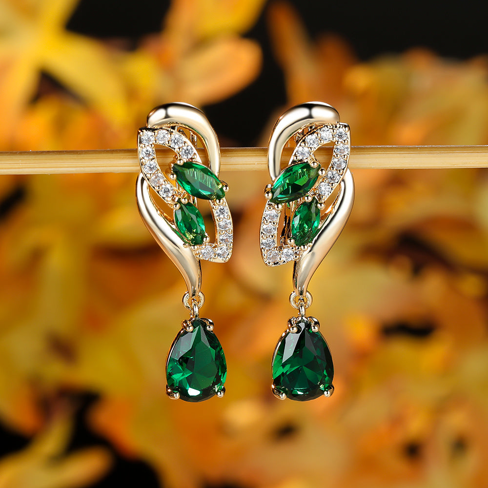 Flower Dangle Earrings for Women