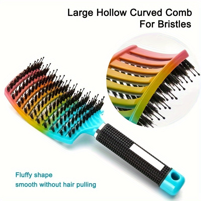 Curved Vented Professional Detangling Hair Brush