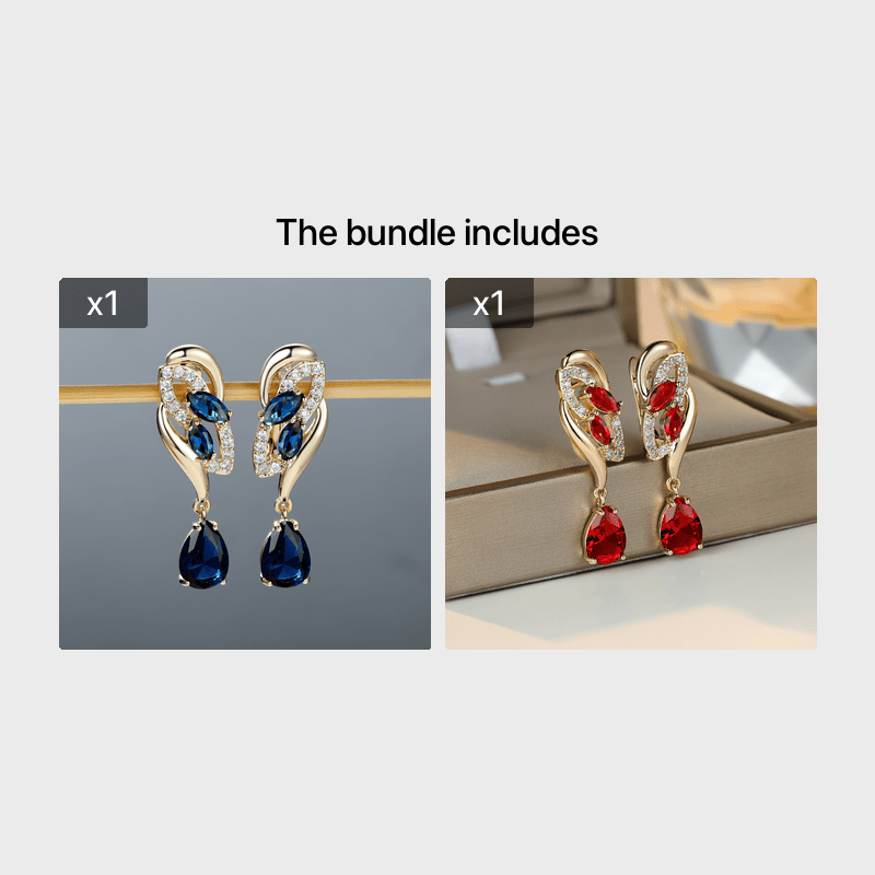 Flower Dangle Earrings for Women