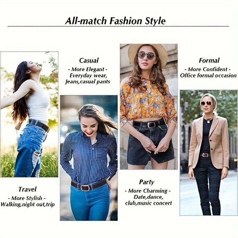 Elegant Leather Belt for Women