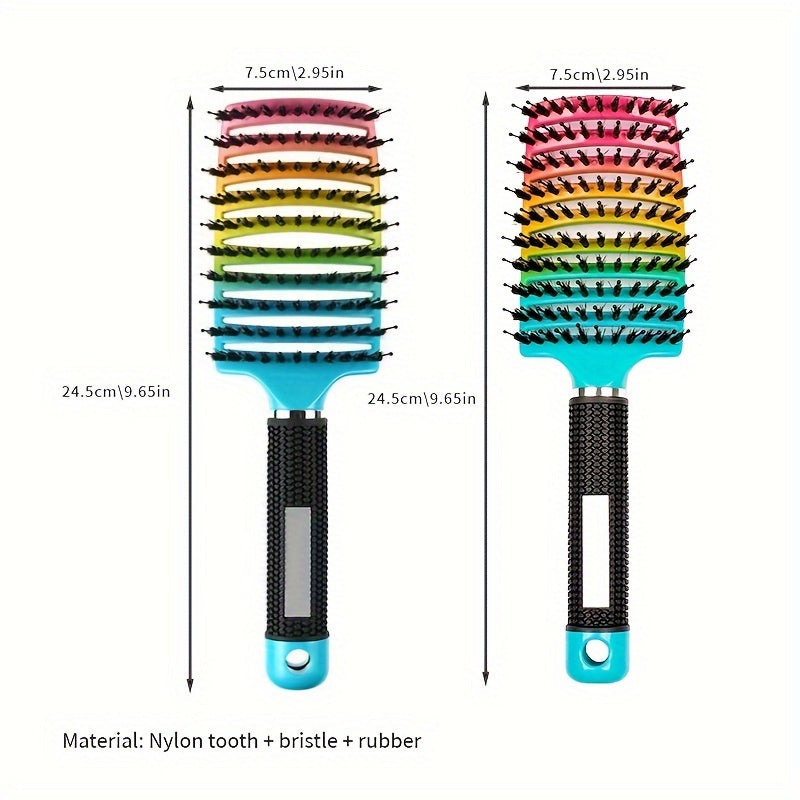 Curved Vented Professional Detangling Hair Brush