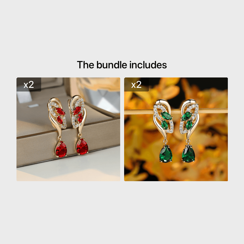 Flower Dangle Earrings for Women